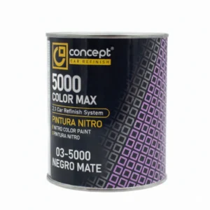 pintura color nitro negro mate 1l